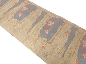 花模様織出し名古屋帯